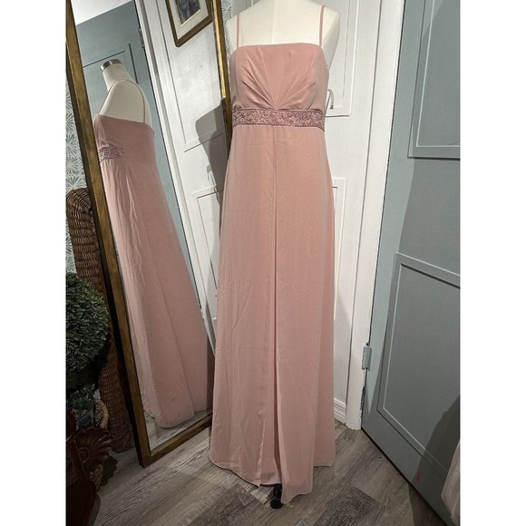 Michaelangelo Dresses & Skirts - MICHAELANGELO Style F1259 Ballet Pink Formal Long Gown Dress Size 8 NWT Shawl